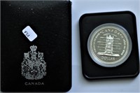 1977 CANADA SILVER DOLLAR W BOX PAPERS