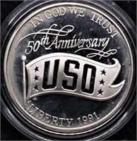 PROOF USO SILVER DOLLAR