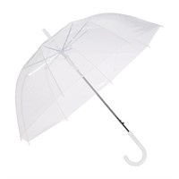 Amazon Basics Clear Bubble Umbrella  Round  34 5