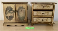 Vintage jewelry chests