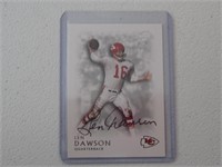 LEN DAWSON SIGNED SPORTS CARD WITH COA