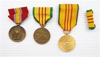 (3) MILITARY MEDALS / AWARDS