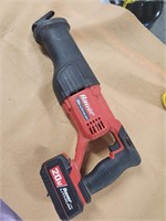 Bauer reciprocating saw 20 V with battery