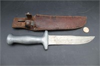 Aluminum Knife Leather Sheathe