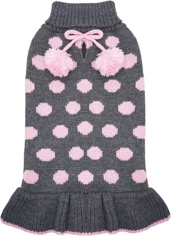 kyeese Dog Sweaters for Small Dogs Turtleneck Pink