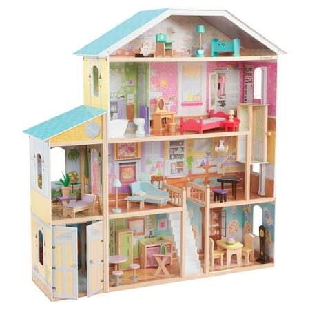 (Read)KidKraft Majestic Mansion Wooden Dollhouse