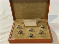 Ercuis Frog Place Card Holder Set of 6