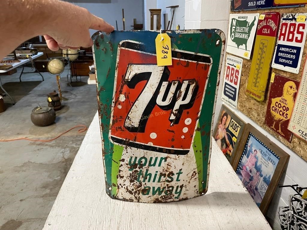 7UP Metal Sign