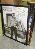 Elvis Presley  Glass Framed Poster