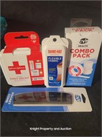 Misc Items Comb, Combo Pack, Aid Kit and Band-Aid