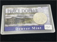 1923-D Silver Peace Dollar EF