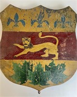 ANTIQUE QUEBEC COAT OF ARMS