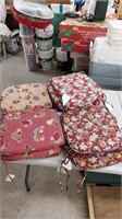 Dozen chair cushions
