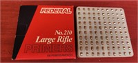 Federal Large Rifle Primers - Qty 100