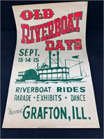 Riverboat days poster