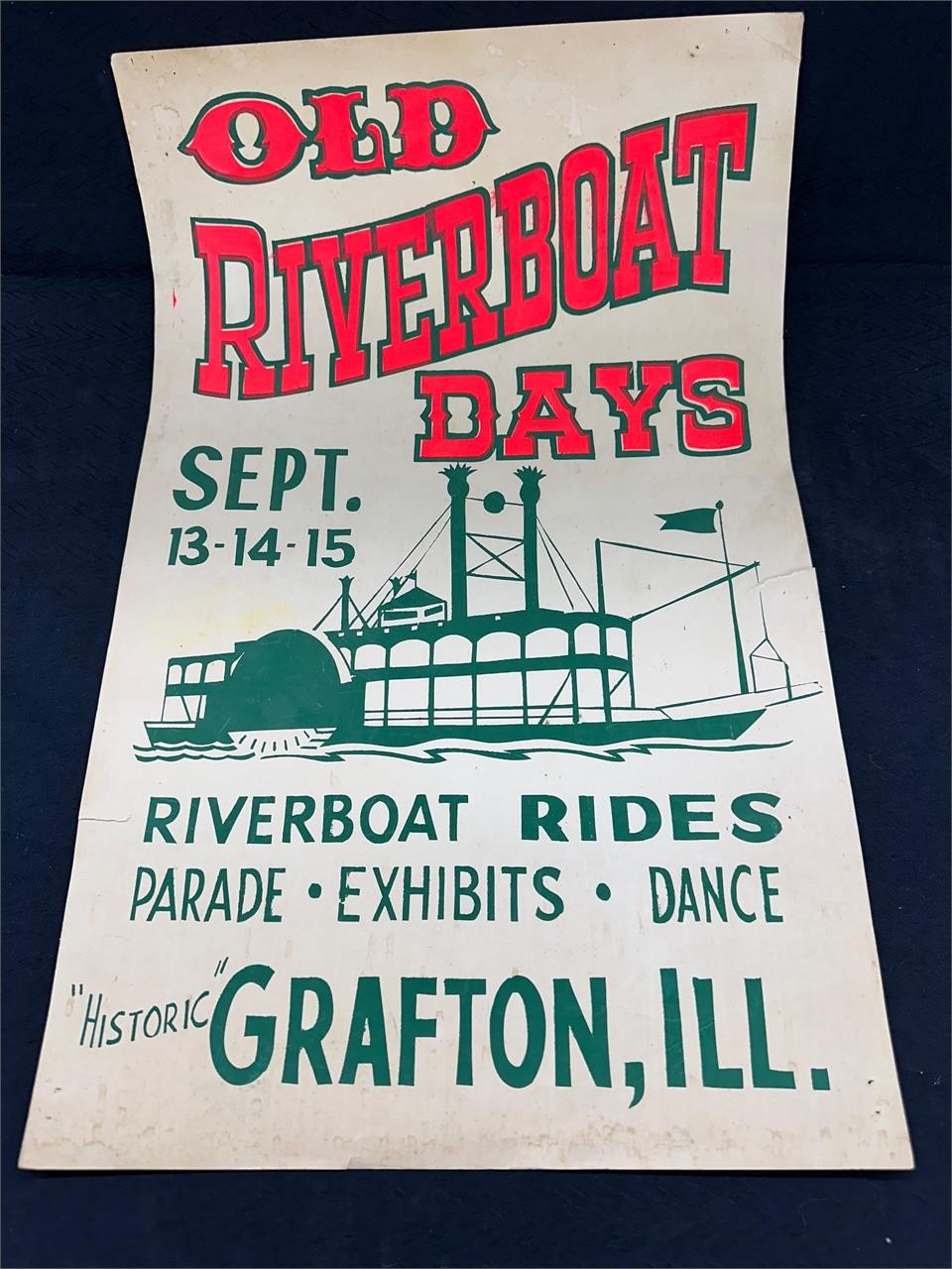 Riverboat days poster