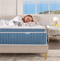 Rimensy King Mattress, 14 Inch Hybrid