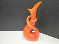 16" h Royal Haeger Orange Vase