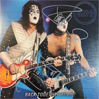Ace Frehley And Paul Stanley Autographed Album Cov