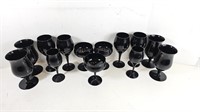 GUC Black Crystal Glassware Set