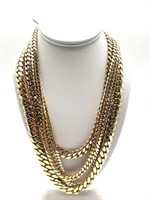 10 Kt 9 MM Miami Cuban Link Solid Gold Chain