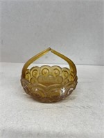 Caramel glass vase