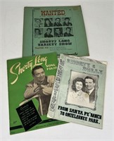 Shorty Long Song Folio, Variety Show Record & Song