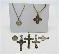 Vintage Sterling Religious Lot