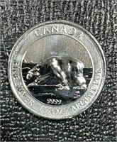 2013 Canada $8 1.5 oz Silver Polar Bear