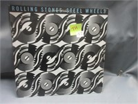 Rolling stones Steel Wheels record album .