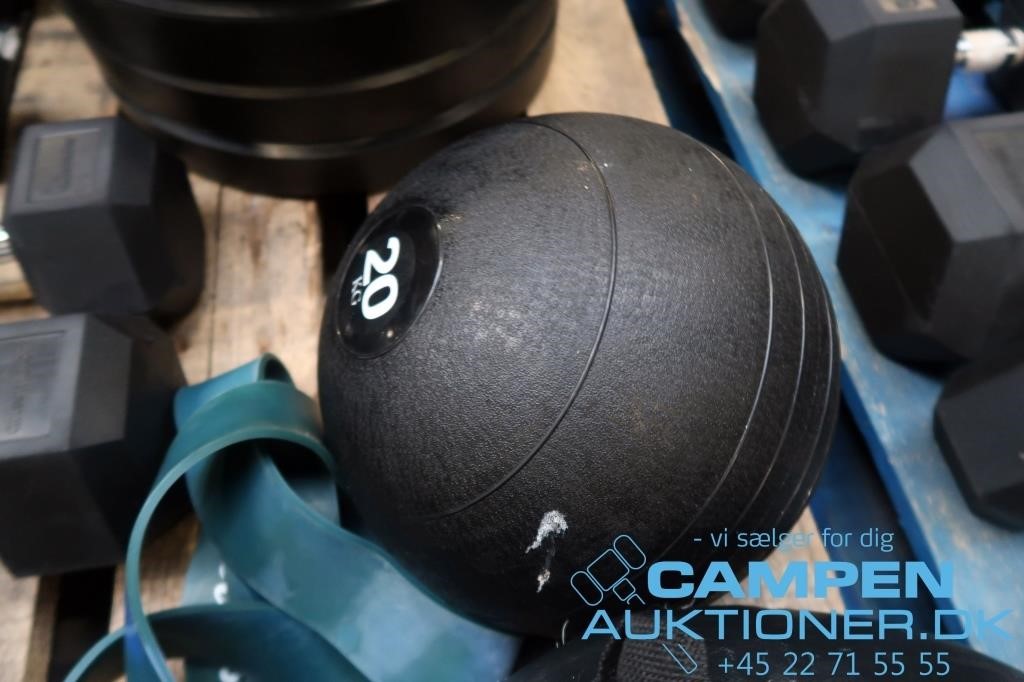 Div. fitness/træningsudstyr, vægte, m.m. | Campen Auktioner