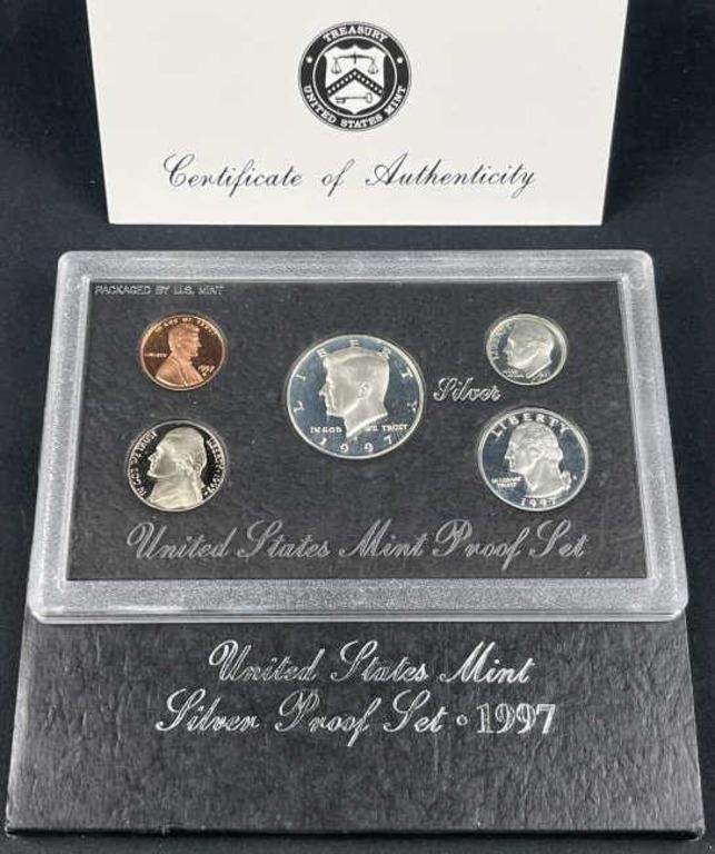 1997 Silver Proof Coin Set, US