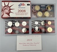 2008 US Silver Proof Set - #14 Coin Set