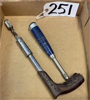 2 Vintage Hand Drills