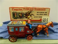 Cragstan Overland Stagecoach w/ Box (Battery Op.)