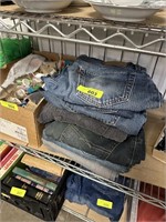 LOT OF 6 PAIRS OF LEVI'S LEVIS JEANS