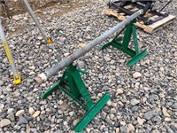 QTY 1- Pair of Greenly Screw Type Roller Stands