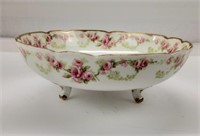 LIMOGES FOOTED BOWL - GOOD CONDITION