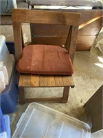 Wood Folding Chair