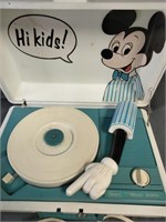 Sears Solid State Mickey Mouse Record Player