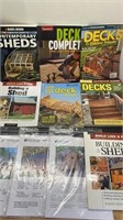 Deck & Shed building book lot
