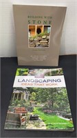 Building w/Stone & Landscaping book lot