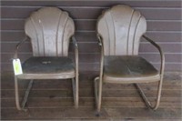 Vintage Metal Lawn Chairs