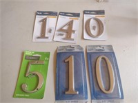 House Numbers  "NEW"