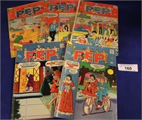 5 pcs. Vintage Pep Comic Books