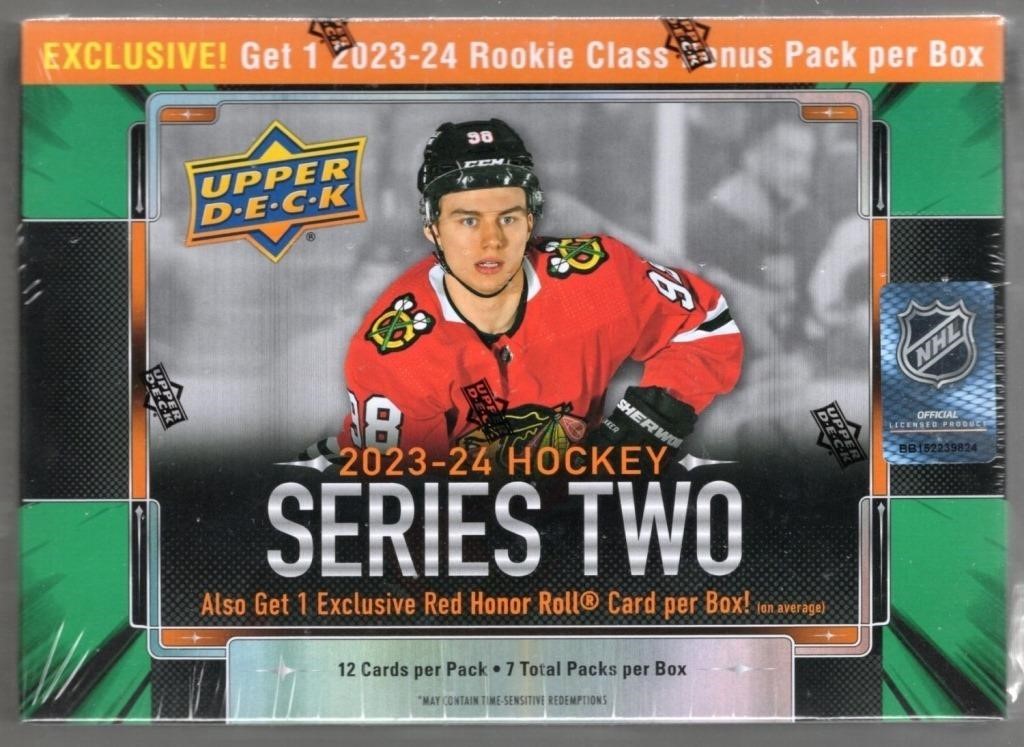 2023 - 2024 Upper Deck Series 2 Hockey Mega Box -