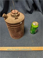 Small Rustic Metal Gas Can