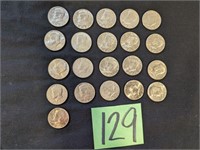 21- 1980 Half Dollars