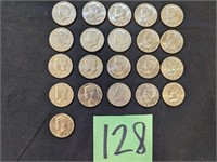 21- 1980 Half Dollars