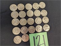 22- 1974 Half Dollars